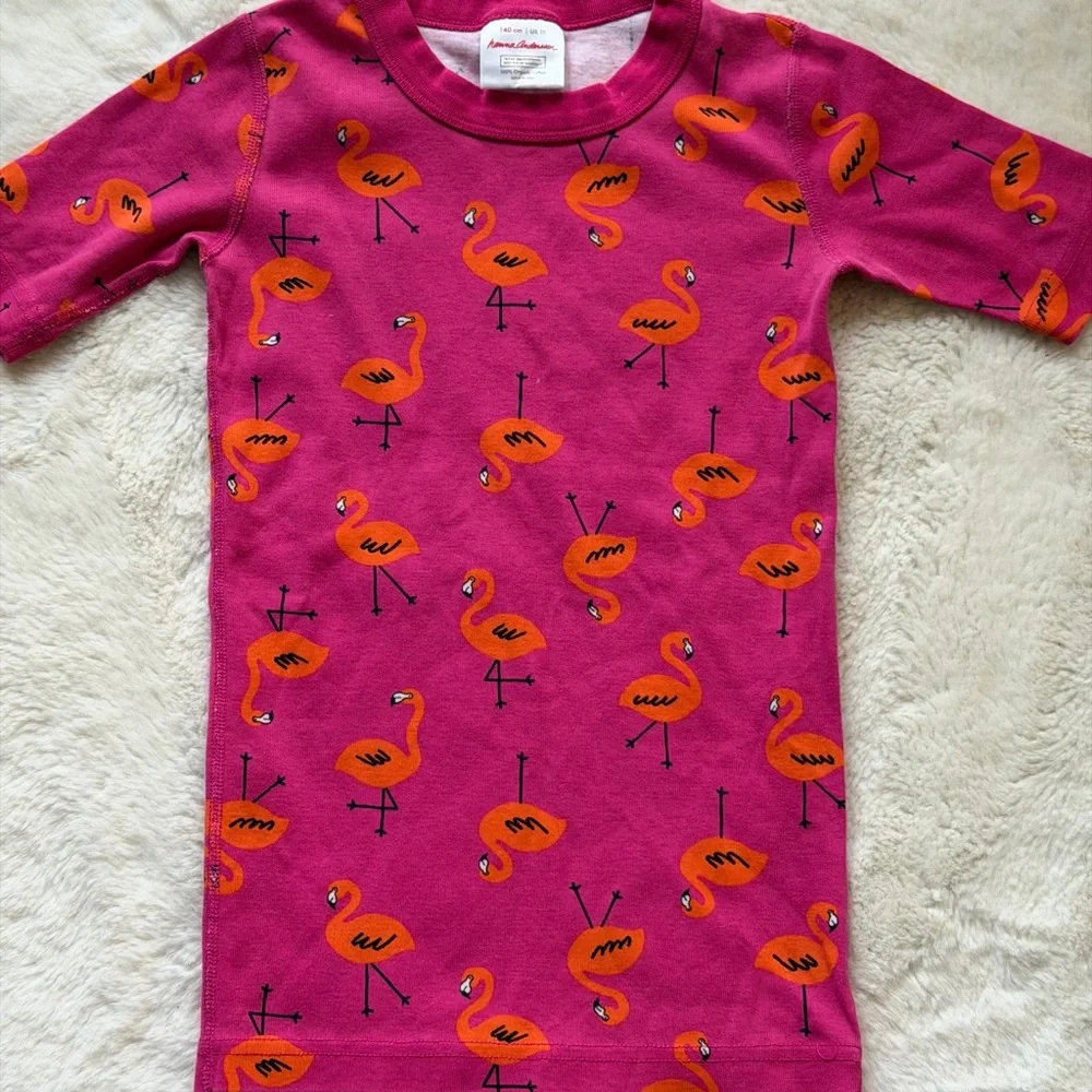 Hanna Andersson Set of 4 Girls Pajama Tops Size 10 - Picture 9 of 13